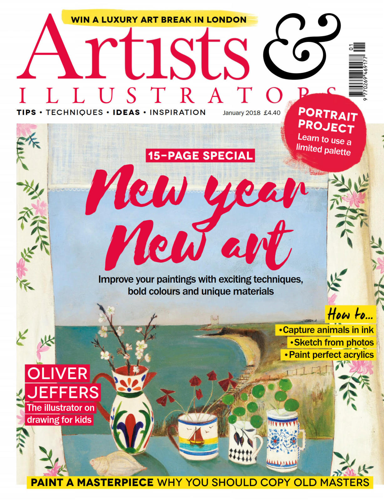 Artists & Illustrators 插画绘画艺术设计杂志 JANUARY 2018